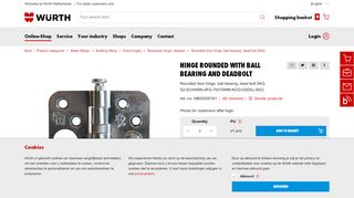 
                            9. Buy Hinge Rounded with ball bearing and deadbolt (NB0S000161 ...