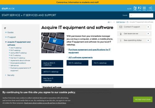 
                            9. Buy IT equipment and software - Medarbejdere