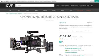 
                            13. Buy - Kinomatik MOVIEtube CR Cine-Rig MTCR-P-10-01 ... - CVP.com