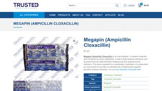
                            10. Buy Megapin Online (Ampicillin Cloxacillin) - Trusted Medications