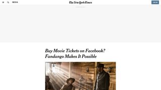 
                            6. Buy Movie Tickets on Facebook? Fandango Makes It Possible - The ...