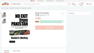 
                            11. Buy No Exit From Pakistan Book at 17% off. |Paytm Mall