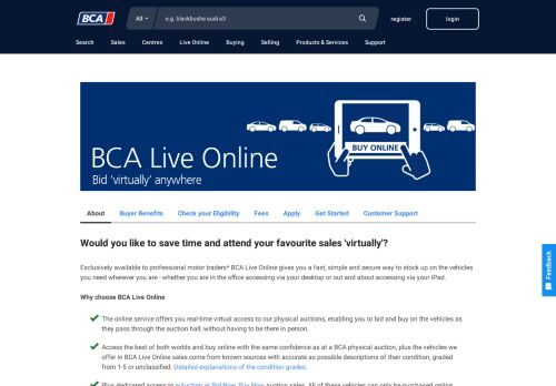 
                            4. Buy online with BCA Live Online - British Car Auctions