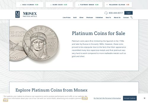 
                            10. Buy Platinum Coins for Sale | Investing in Platinum Coins - Monex