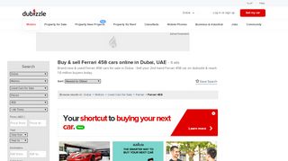 
                            13. Buy & sell any Ferrari 458 car online | 9 ads on dubizzle, Dubai
