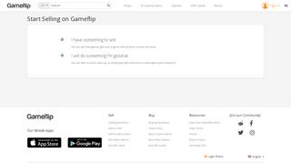 
                            2. Buy & sell video games, in-game items, gift cards, and movies - Gameflip