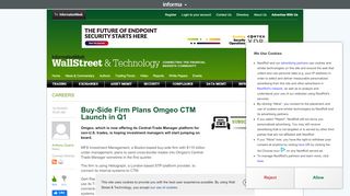 
                            8. Buy-Side Firm Plans Omgeo CTM Launch in Q1 - Wall Street ...