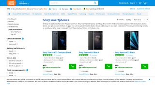 
                            9. Buy Sony smartphone? - Before 23:59, delivered tomorrow - Coolblue