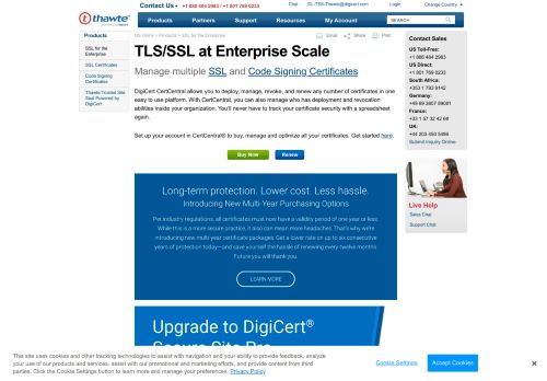 
                            2. Buy SSL Certificates for the Enterprise Now | Thawte