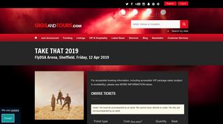
                            11. Buy Take That 2019 tickets at FlyDSA Arena, Sheffield from ...