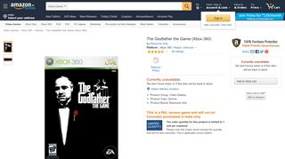 
                            13. Buy The Godfather the Game (Xbox 360) Online at Low Prices in India ...