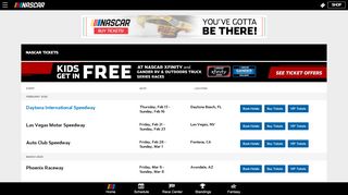 
                            7. Buy Tickets | Official Site Of NASCAR - NASCAR.com