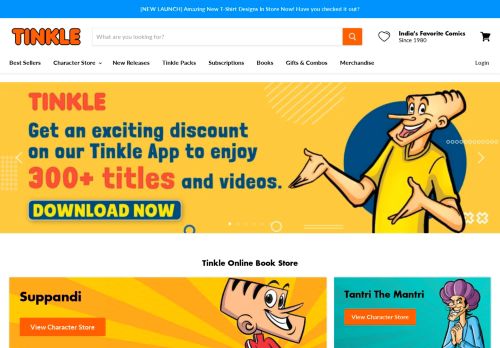 
                            5. Buy Tinkle Merchandise and Comics Online at Tinkle.in — ...