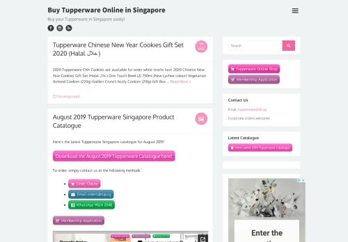 
                            2. Buy Tupperware Online in Singapore - Buy your Tupperware in ...