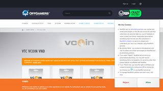 
                            8. Buy VTC Vcoin VND - OffGamers Online Game Store
