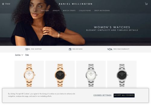 
                            7. Buy watches for women of all styles and ages | Daniel ...