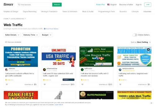 
                            5. Buy Website Traffic - Get Targeted & Quality Traffic | Fiverr