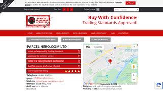 
                            10. Buy With Confidence – Trading Standards Approved - Parcel Hero ...