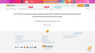 
                            8. Buyee, an Online Proxy Shopping Service bot-online