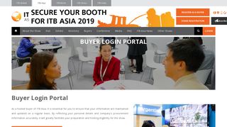 
                            10. Buyer Login Portal - ITB Asia