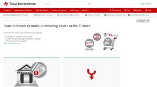 
                            4. Buyer | TI Store | TI.com - Texas Instruments