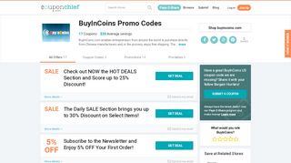 
                            13. BuyInCoins Promo Codes - Save 30% w/ Feb. 2019 Coupons