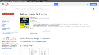
                            13. Buying a Computer For Dummies