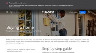 
                            13. Buying a house; simple tools and advice | Home Lending | chase.com