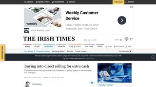 
                            9. Buying into direct selling for extra cash - The Irish Times