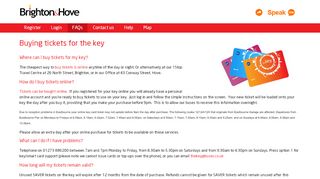 
                            11. Buying tickets for the key - the key - Brighton & Hove Smartcard