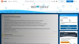 
                            2. Buying WiiU without Gamepad : WiiUHacks - Reddit