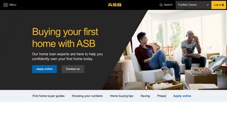 
                            12. Buying your first home - Loans for first time buyers | ASB