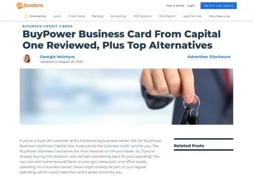 
                            9. BuyPower Business Card From Capital One Reviewed, Plus Top ...