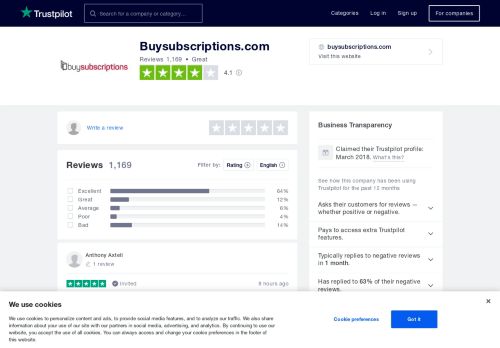 
                            4. Buysubscriptions.com Reviews | Read Customer Service Reviews of ...