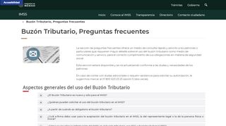 
                            10. Buzón Tributario, Preguntas frecuentes - Sitio Web 