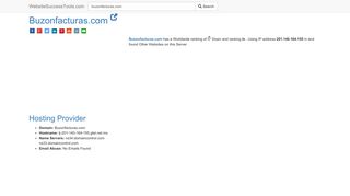 
                            8. Buzonfacturas.com Error Analysis (By Tools) - Website Success Tools