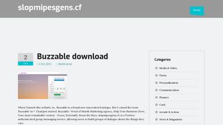 
                            6. Buzzable download - slopmipesgens.cf