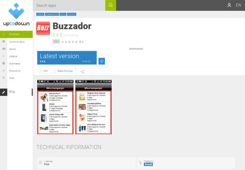 
                            11. Buzzador 2.4.3 for Android - Download