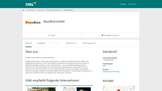 
                            9. BuzzBird GmbH als Arbeitgeber | XING Unternehmen