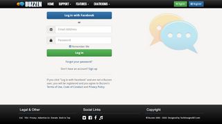 
                            1. Buzzen Chat - Sign In