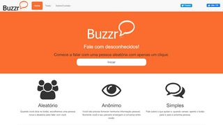 
                            4. Buzzr: Fale com desconhecidos