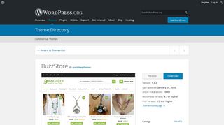 
                            13. BuzzStore | WordPress.org