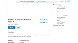 
                            6. BUZZYEARS EDUCATION PRIVATE LIMITED | LinkedIn