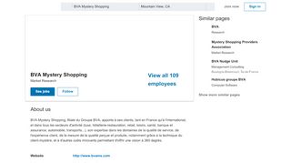 
                            10. BVA Mystery Shopping | LinkedIn