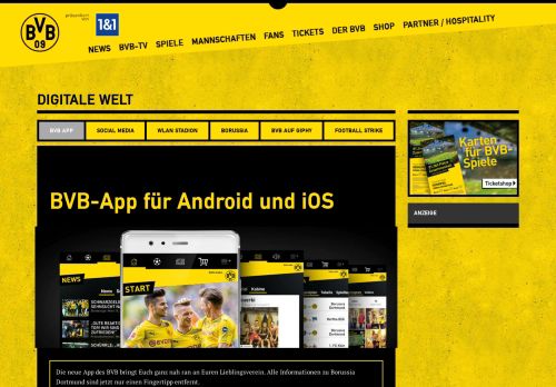 
                            4. BVB-App für Android und iOS | Offizielle BVB-Webseite | bvb.de