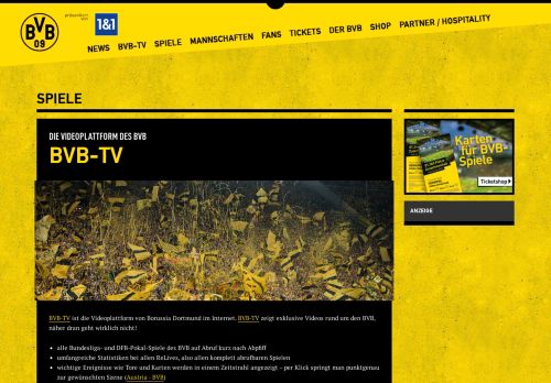 
                            2. BVB total!-Videoplattform des BVB | Offizielle BVB-Webseite | bvb.de