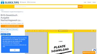 
                            11. BVG-Gesetzbuch - slidex.tips