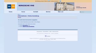 
                            5. BVHS: Online-Anmeldung Bergische-VHS