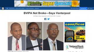 
                            9. BVIPA Not Broke—Says Vanterpool