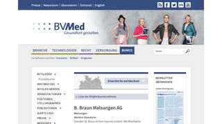 
                            12. BVMed - Bundesverband Medizintechnologie - B. Braun Melsungen AG